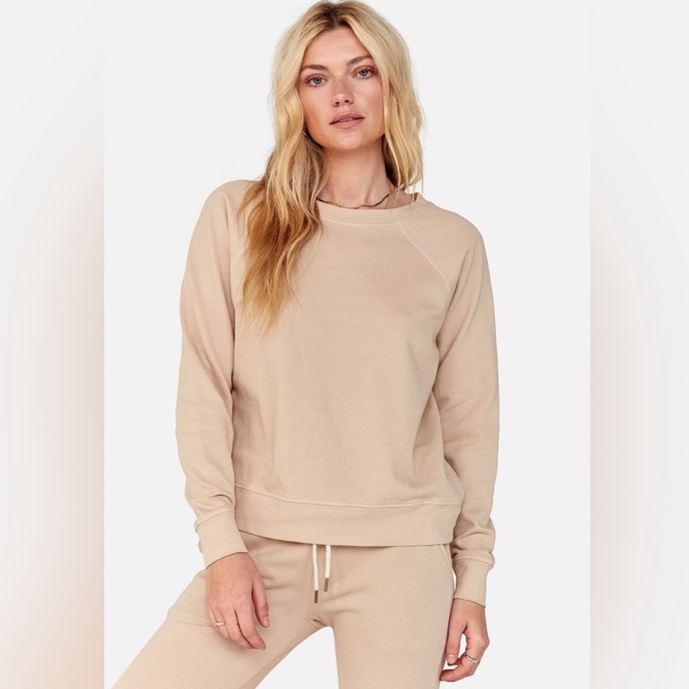 Mate the label LATTE terry crew pullover